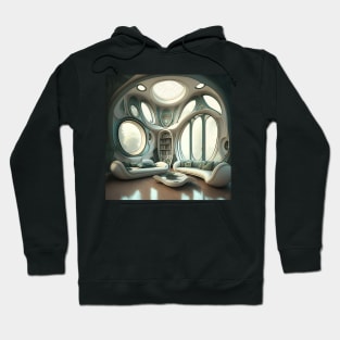 [AI Art] My future living room, Art Nouveau Style Hoodie